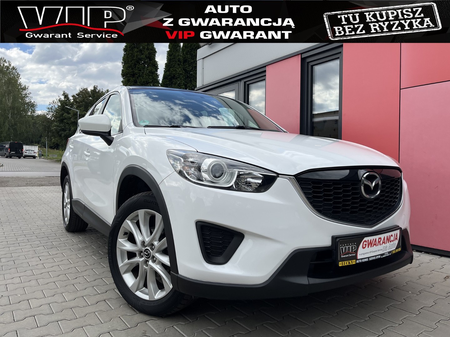 Mazda CX-5 1 WŁAŚCICIEL, JEDYNIE 124 tyś km., BARDZO ZADBANA, 1 REJ. 03.2014r.