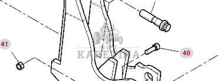 Fendt 930 933 936 GEN 7 Wspornik tylnego TUZ Prawy Lewy CZĘŚCI H218PH4001030 H218PH4001050-1
