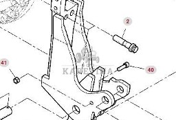 Fendt 930 933 936 GEN 7 Wspornik tylnego TUZ Prawy Lewy CZĘŚCI H218PH4001030 H218PH4001050
