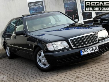 Mercedes-Benz Klasa S W140 S 500 Long Lift Szyber Pamięć Skóra Lodówka Dociąg Klimatronik LOKAT-1