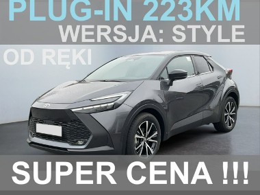 Toyota C-HR 223KM Plug-in Style Kamera Czujniki Felgi 18" Nawigacja Od ręki 1695-1