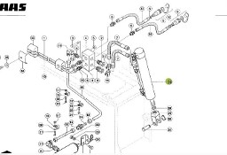 Claas RU600 - części - siłownik hydrauliczny 0009920091