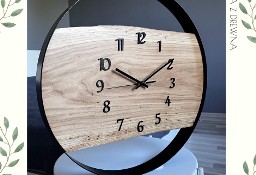 Drewniany zegar ścienny, na zamówienie (różne średnice)