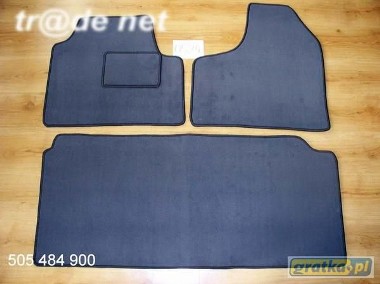 Citroen Evasion 1994-2002 3 rzędy najwyższej jakości dywaniki samochodowe z grubego weluru z gumą od spodu, dedykowane Citroen Evasion-1
