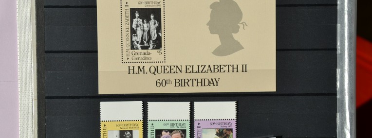 60. rocznica urodzin Królowej Elżbiety  Grenada i Grenadyny **-1