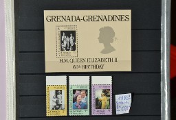 60. rocznica urodzin Królowej Elżbiety  Grenada i Grenadyny **