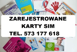 Zarejestrowane kartySIM startery telefoniczne prepaid aktywne działające polskie