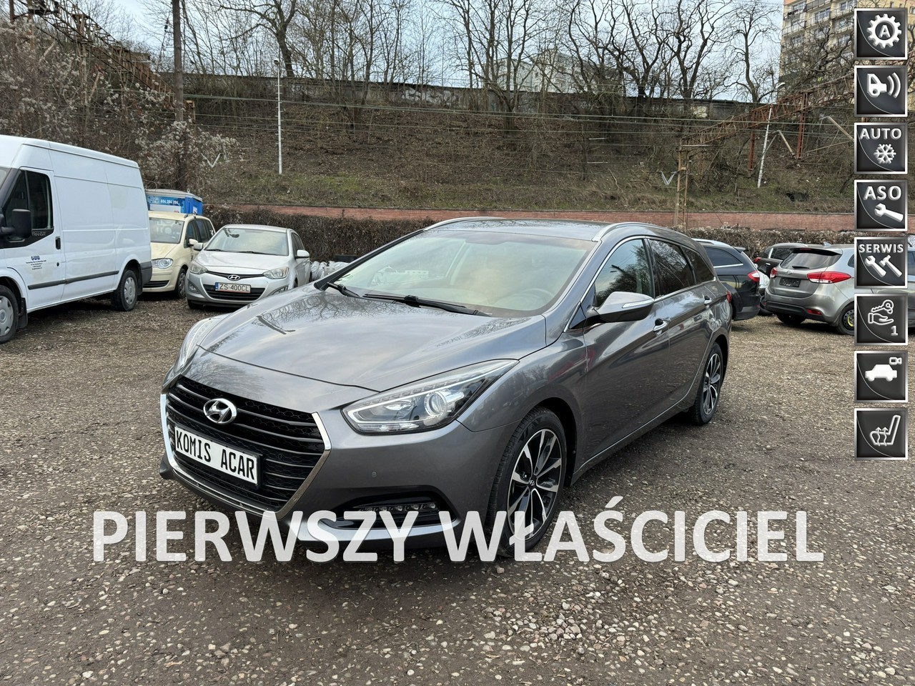 Hyundai i40 1.7CRDi-141km-Automat-Serwisowany-Bezwypadkowy-Navi-Kamera-2 x PDC-L