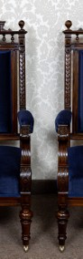 Neorenesansowy salonik sofa dwa fotele komplet wypoczynkowy-4