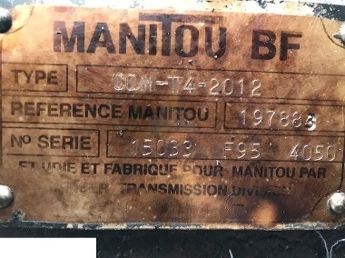 Skrzynia Manitou 628 - Spicer Com T42012 - [CZĘŚCI] - Most Napędowy-1