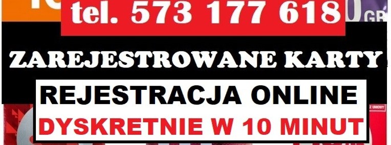 Zarejestrowane karty SIM startery do komórki prepaid polskie startówki telefon-1