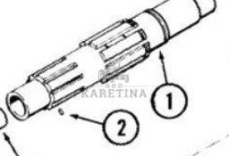 Case Magnum MX 225 260 New Holland TG Wałek Pośredni Skrzyni Biegów 1954059C2