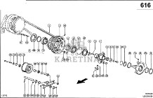Claas Lexion 580 KOŁO PASOWE 0006449350 (Napęd siekacza słomy, 3. stopień)