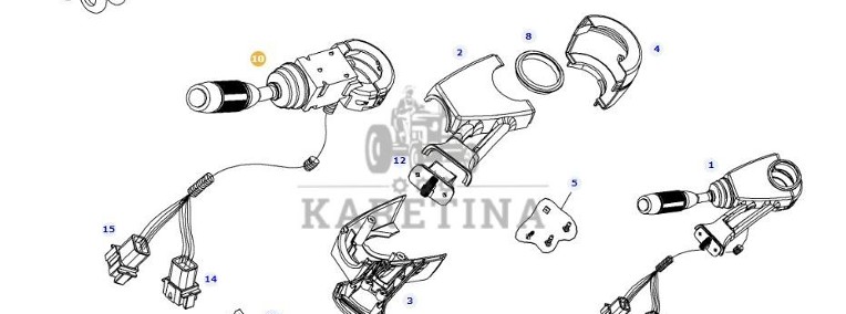 Fendt 828 Vario - przełącznik zespolony F931901020170-1