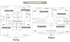 Dom 8 kawalarek z kuchnią i łazienką-Centrum Ząbki