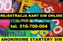 Białystok zarejestrowane startery do telefonu karty SIM polskie anonimowe gotowe