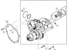 John Deere 3120 3320 3520 3720 - hydrostat silnik hydrostatyczny LVA15190