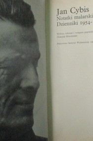 Jan Cybis-Notatki malarskie/dzienniki 1954-1966/Cybis/sztuka/malarstwo-2