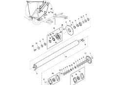 John Deere 960 - Wałek DC216835 (System owijania)