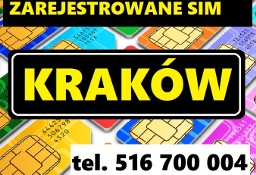 ZAREJESTROWANE KARTY SIM Kraków + czeskie karty SIM prepaid + zdalna rejestracja