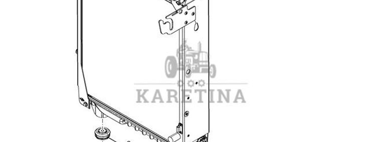 New Holland T6070 Regen chlodnica olej 48060105R-1