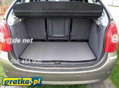 Dacia Sandero Stepway od 2009 do 2012 r. najwyższej jakości bagażnikowa mata samochodowa z grubego weluru z gumą od spodu, dedykowana Dacia Sandero-1