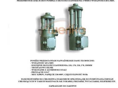 *Najwyższej jakości elektropompki do chłodziwa -30l/min, 60l/min *-2