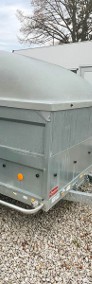 PRZYCZEPA 1300 KG Z POKRYWĄ – NOWA – HAMOWANA – PODPORY RUROWE GRATIS-4