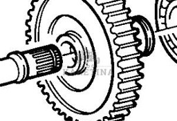 Fendt Favorit 514 Koło Zębate Walcowe CZĘŚCI 514100080090
