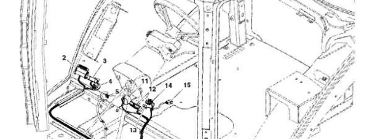 RE265572 John Deere 8345R - Wiązka przewodów kabiny-1