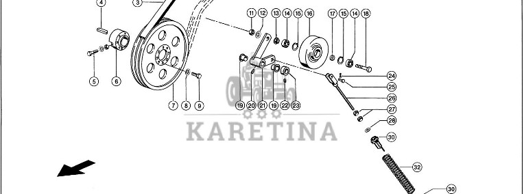 Claas Lexion 560 KOŁO PASOWE 0006449060 (Napęd odrzutnika)-1