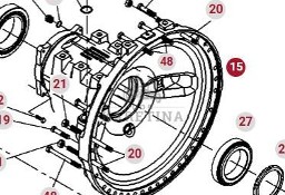 Valtra S274 S294 S324 S394 Fendt S927 S930 S933 S939 Obudowa Zwolnicy Obudowa Osi 934152150112