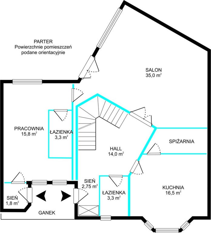 Dom 298 m² z ogrodem i niezależną pracownią. - View 4