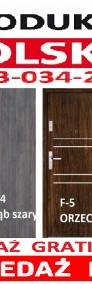 Drzwi z MONTAŻEM wejściowe-ZEWNĘTRZNE do mieszkania-drewniane-metalowe-4