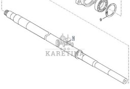 New Holland TX66 TX67 TX68 Wałek CZĘŚCI 9850686