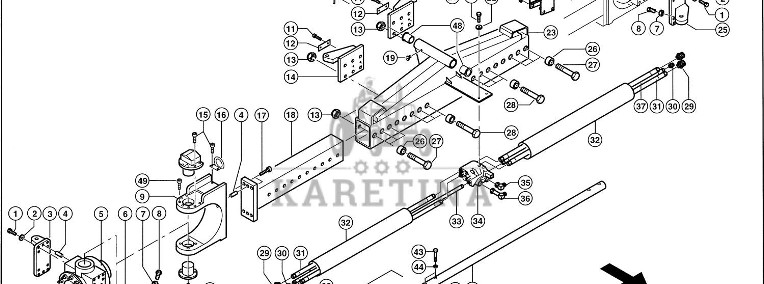 Claas Lexion 580 HYDR. SILNIK KOŁA 0007308540 (Napędzana oś kierowana "mud hog")-1