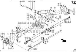 Claas Lexion 580 HYDR. SILNIK KOŁA 0007308540 (Napędzana oś kierowana "mud hog")
