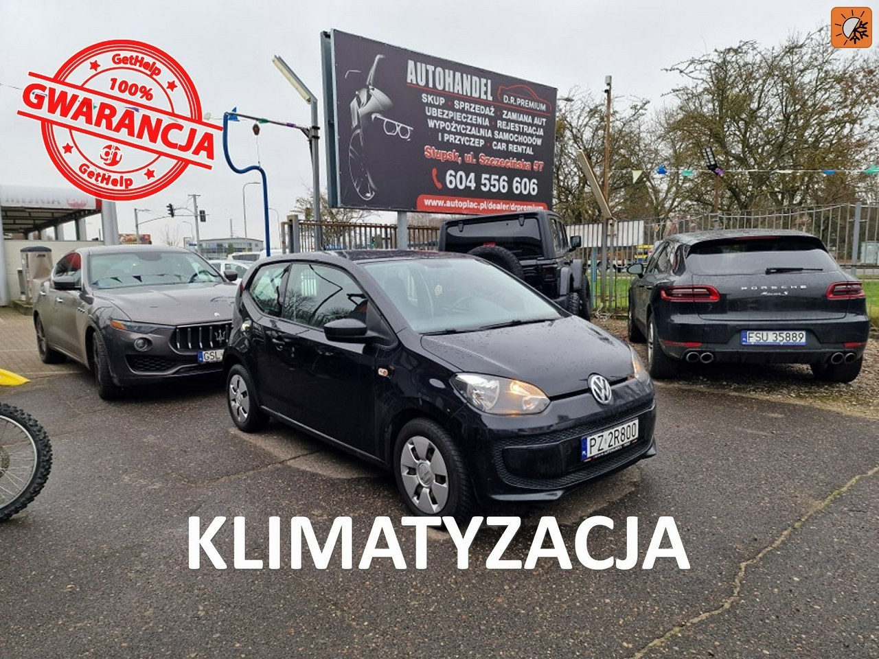 Volkswagen up! 1.0 Benzyna 60 KM, Klimatyzacja, Isofix, Centralny Zamek, ZADBANY !