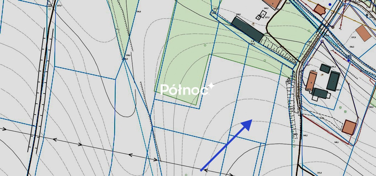 Działka rolno-budowlana Jaszkowa Górna 3300 m² - Widok 6
