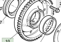John Deere 6115R Obudowa Mechanizmu Różnicowego L155267