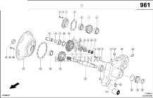 Claas Lexion 600 OBUDOWA PRZEKŁADNI 0007687692 (Przekładnia rozdzielająca)