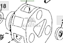 John Deere 8110 8210 8310 8410 Nośnik Układu Planetarnego Części R111467