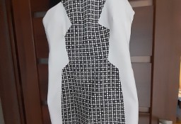 Super sukienka czarno-biała Mohito rozm 40