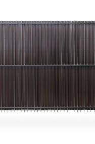 Osłona do paneli ogrodzeniowych 123 x250 ciemny brąz-2