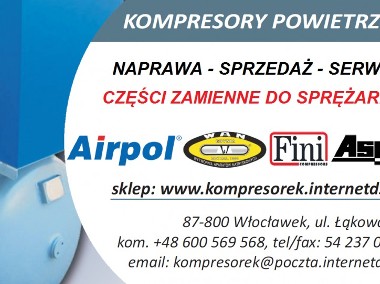 Kompresory i części zamienne do kompresorów AIRPOL, WAN, FINI,ASPA , AIRPRESS ..-1