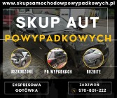 Skup samochodów zepsutych, skup samochodów używanych po wypadku - Gotówka 