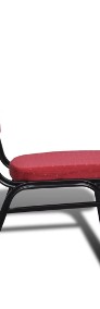 vidaXL Krzesła stołowe, 10 szt., czerwone, tkanina270749-4