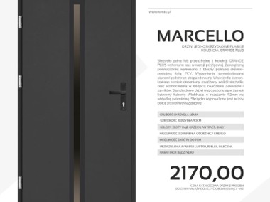 Drzwi wejściowe stalowe SETTO model MARCELLO PLUS-2