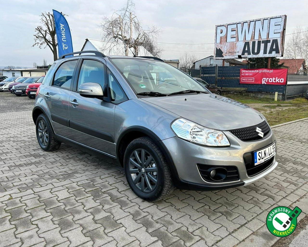 Suzuki SX4 I Automat/Oryginalny lakier/Przebieg 75700 km/Navi/Klimatronik/Alufelg