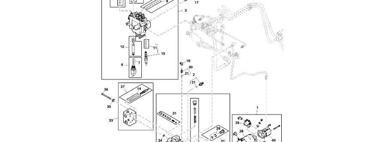 John Deere 9470RX - Silnik hydrauliczny AT186663 (Kierowanie)-1